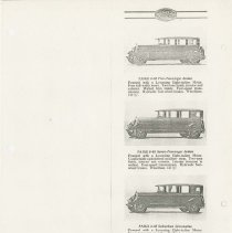 (886-01S) Folder 886- Lycoming Passenger Cars and Trucks Booklet- 1926