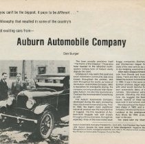 (165-01) "Auburn Automobile Company" Booklet
