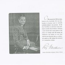 (221-01) Dealership Promotional Cards, 1936