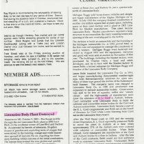 (835-01) Folder 835- Limousine Body Plant Destroyed- Classic Vibrations- 20