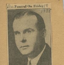 (269-01) Obituary of Neil E. McDarby, 1935