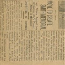 (799-01) Folder 799- Articles on Art Smith’s Death- Journal Gazette- 1926