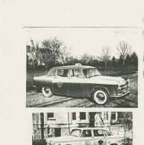 (820-01) Folder 820- Photographs of Checker Cabs- 1956, 1974-1975