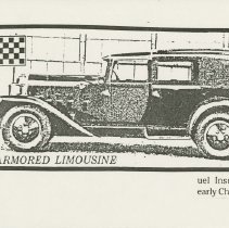 (828-01) Folder 828-Armored Limousine Advertisement- 1931