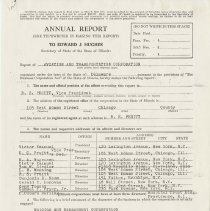 (775-01) Annual Report- Aviation and Transportation Corporation- 1941