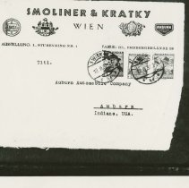(384-01) Photograph of Envelope from The Accelerator, Germany, 1984