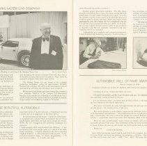 (651-01F) Gordon Buehrig Booklet, 1990