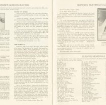 (651-01G) Gordon Buehrig Booklet, 1990