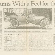 (654-01) 5 Museums With a Feel for the Road, New York Times, 1990