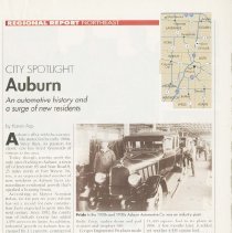(661-01) City Spotlight "Auburn- An Automotive History and a Surge of New