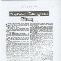 (447-01F) Auburn Magazine Volume 1 Number 5, Photocopy, 1929