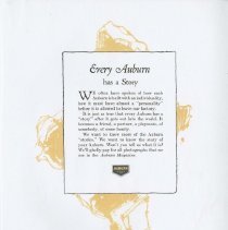 (447-01G) Auburn Magazine Volume 1 Number 5, Photocopy, 1929