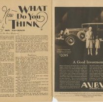 (454-01K) The Auburn Magazine Volume 1 Number 4, 1929