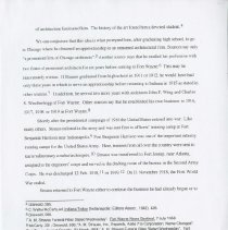 (500-06D) ''Historical Overview of A.M. Strauss, Architect"