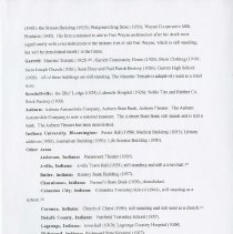 (500-06G) ''Historical Overview of A.M. Strauss, Architect"