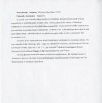 (500-06H) ''Historical Overview of A.M. Strauss, Architect"