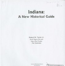 (500-09) Indiana-A New Historical Guide