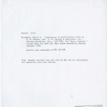 (500-10) Compilation of Architectural Works by A.M. Strauss, 1989