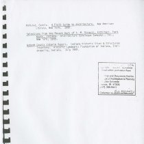 (500-10W) Compilation of Architectural Works by A.M. Strauss, 1989