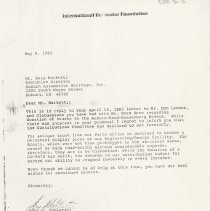 (599-01) Folder 599-Correspondence Pertaining to Scout Prototype, 1983