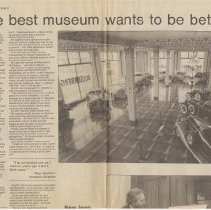 (601-01) Folder 601-''The Best Museum Wants to be Better", The Evening Star