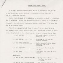 (611-01) Auburn in the Spring-Automotive Art Show, 1985