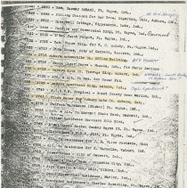 (501-01) List of Jobs done by A.M. Strauss