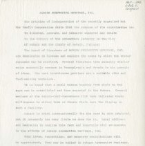 (510-01) Article in Vanguard Arguing Auburn Automotive Heritage Inc. 1969