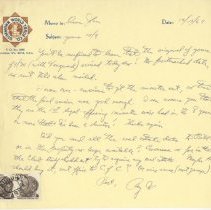 (528-01B) Notes from the Desk of Raymond A. Wolff