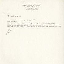 (528-01) Notes from the Desk of Raymond A. Wolff