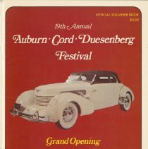 (544-01) 19th Annual Auburn-Cord-Duesenberg Museum Festival Grand Opening