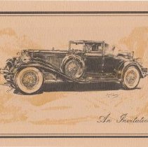 (578-01) Folder 578-An Invitation to the Fifth Anniversary Ball, 1979