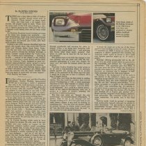 (447-01B) Article: "The Maesto of Classic Cars, Gordon Buehrig" - 1/16/1983
