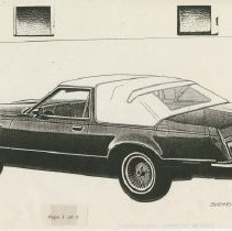 (450-01) Top Application on 1978 Ford Thunderbird by Gordon Buehrig - 8/1/1