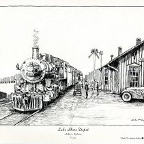 (638-01) Lake Shore Depot Auburn Indiana