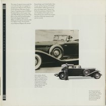 (918-01K) American Visions on Javelin Web - Duesenberg - c. 1990