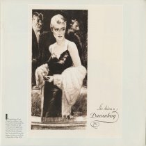 (918-01F) American Visions on Javelin Web - Duesenberg - c. 1990