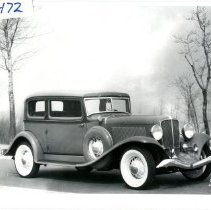 1933 Auburn 8-105 Brougham, 3/4 Right Front Profile