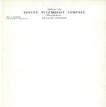 (01-03) Blank Auburn Automobile Company Neil E Mcdarby Stationary (56 Sheet