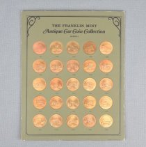 1968 Franklin Mint Antique Car Coin Collection Series I, 1901-1925