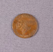 1934 Chicago World's Fair Souvenir Coin, Pontiac Chief of the Sixes