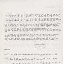 Letter from ITT Kruse International to Collector Car Enthusiast