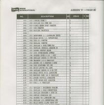 Kruse Auction Auburn 1991 Booklet, Page 40