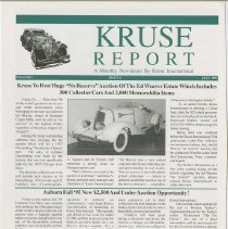 Kruse Report,  Issue 6, July 1995, page 1