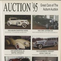 Auburn Auction ’95, Souvenir Edition, Kruse International, page 15
