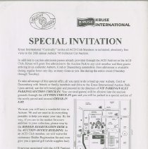 Special invitation from Kruse International to all ACD Club Members