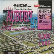 Auburn '97 Auction entry and preliminary pamphlet, 1997