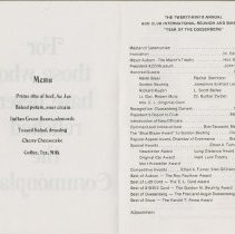 Auburn-Cord-Duesenberg Club 29th Annual Awards Banquet Program, page 3-4