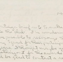 Letter from Jack to Jim about the awards banquet. January 6, 1985, page 1