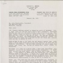 Letter to Jack Randinelli from Dick Greene. January 29, 1985, page 1
